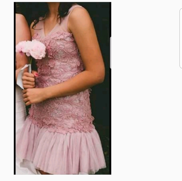 Beautiful Blush BCBGMAXAZRIA Formal Dress - Picture 4 of 5